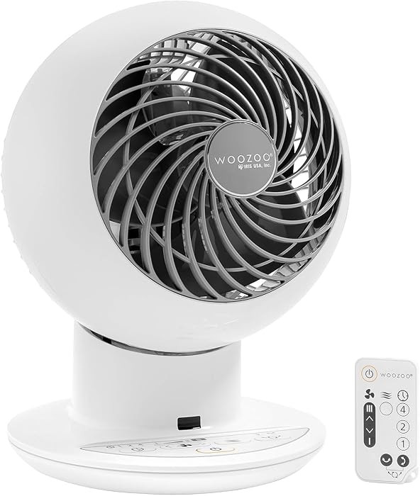 IRIS USA WOOZOO Air Circulator Fan with Remote, Oscillating, 5 Speeds, 82ft Max Air Distance, Adj... | Amazon (US)