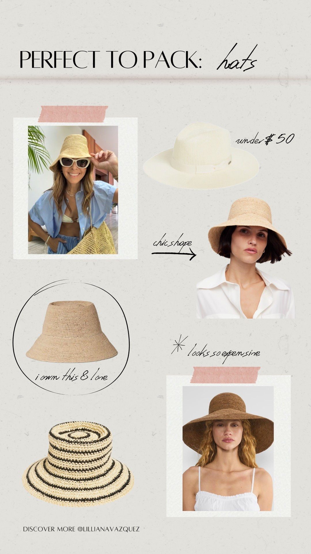 Perfect packable hats 

#LTKStyleTip #LTKTravel
