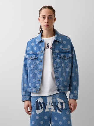 Gap × Awake NY Oversized Dotted Icon Denim Jacket | Gap (US)