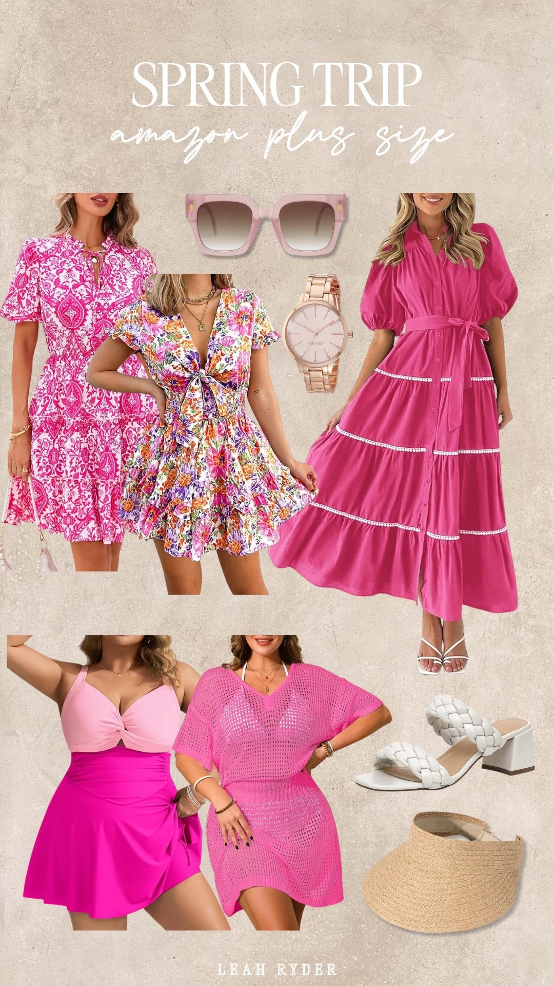 Amazon plus size spring trip outfits that are comfortable, flattering, and easy to pack. This edit features flowy dresses, bright pinks, and lightweight pieces ideal for warm-weather travel. Each item is easy to style for daytime sightseeing or casual dinners. These are affordable Amazon finds designed for plus size spring vacations.


#LTKPlusSize #LTKTravel