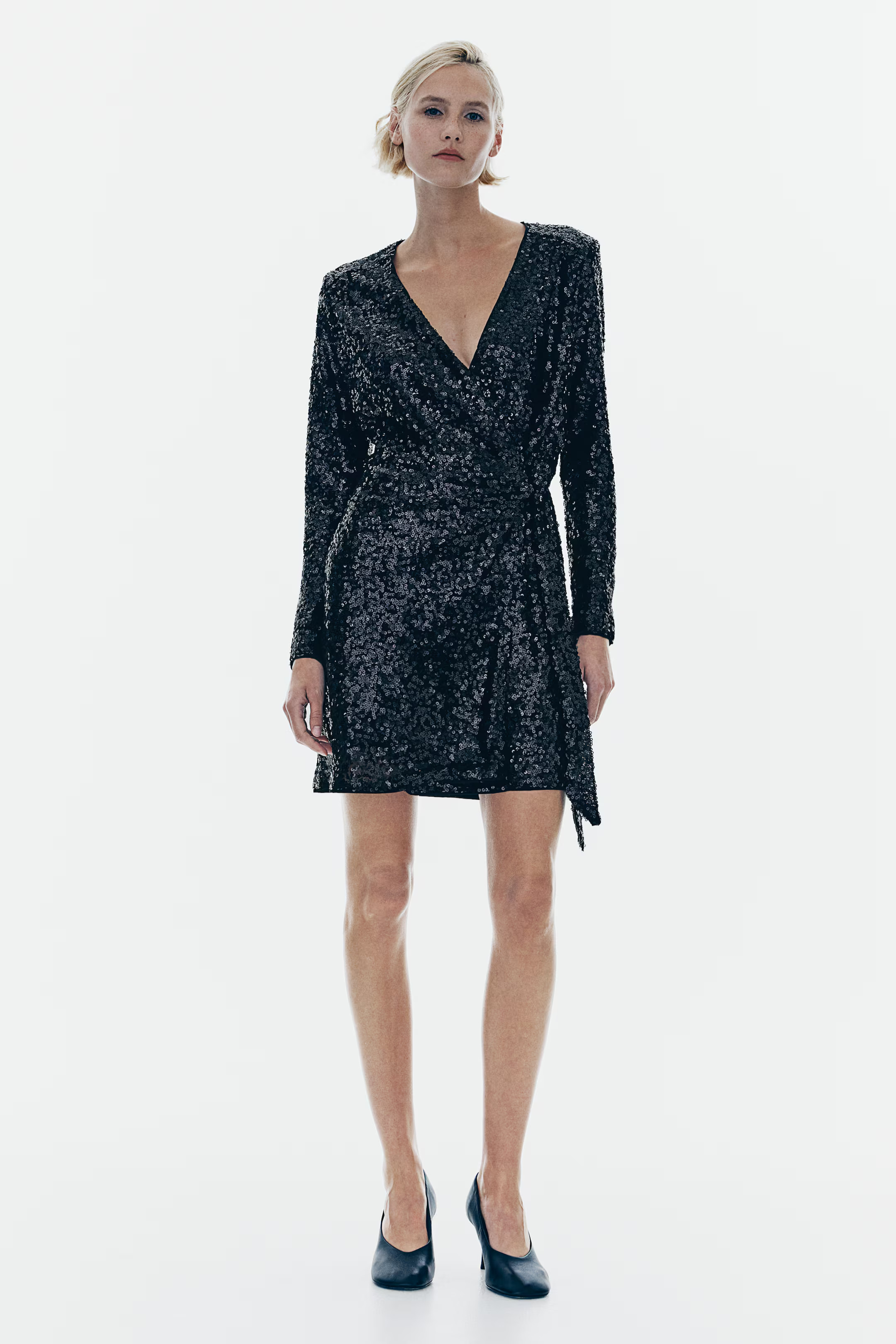 Sequined Wrap Dress | H&M (US + CA)