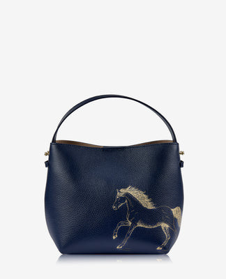 Graceful Horse Selena Bucket Bag | GiGi New York / Graphic Image