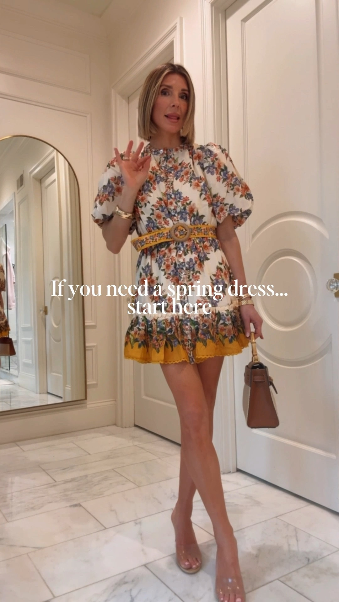 Spring dresses I'm loving 

Wearing size xs in all which fit tts 