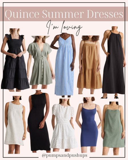 Quince Summer dresses! 

My sizing: XS

#LTKSeasonal #LTKFindsUnder100 #LTKStyleTip