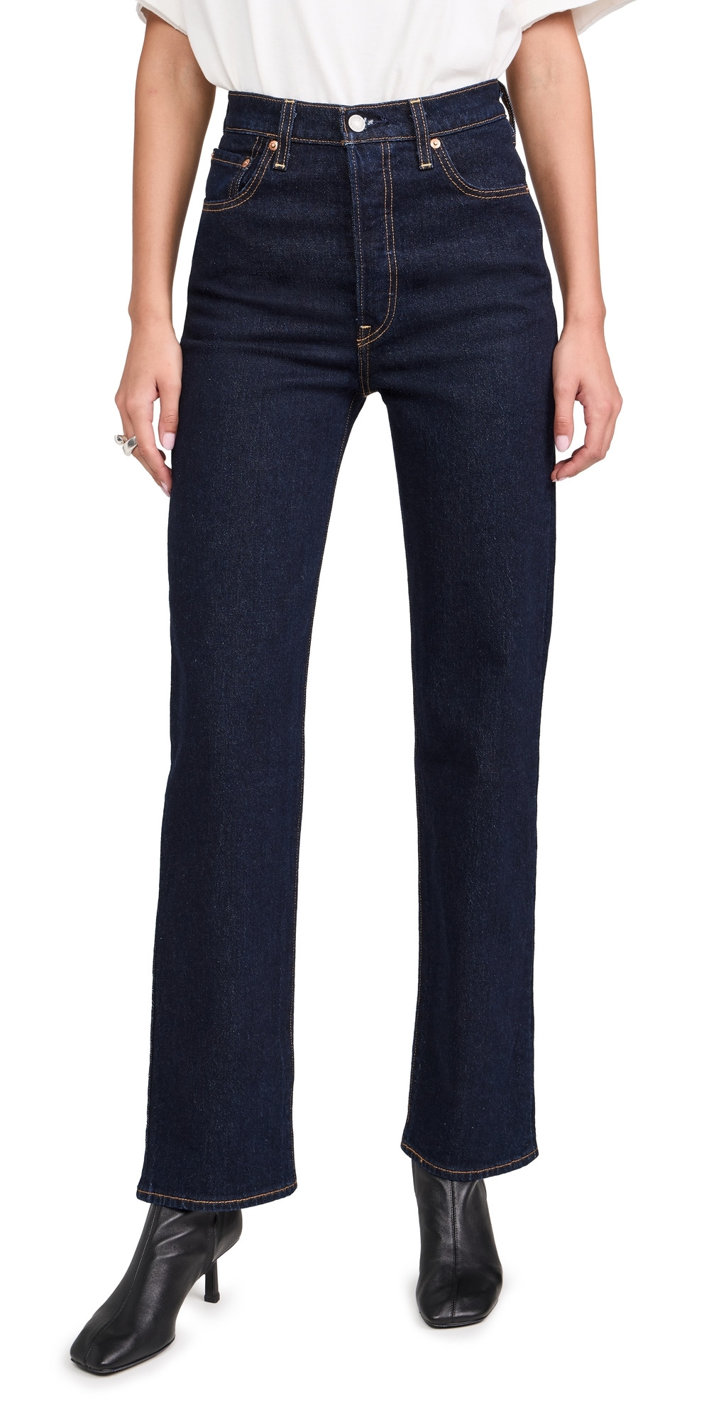 Levi's Ribcage Full Length Jeans Small Course 29 | Shopbop