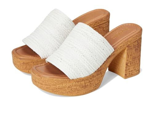Seychelles Women's Applause Woven Slide Sandal, White, 7.5, Medium | Amazon (US)