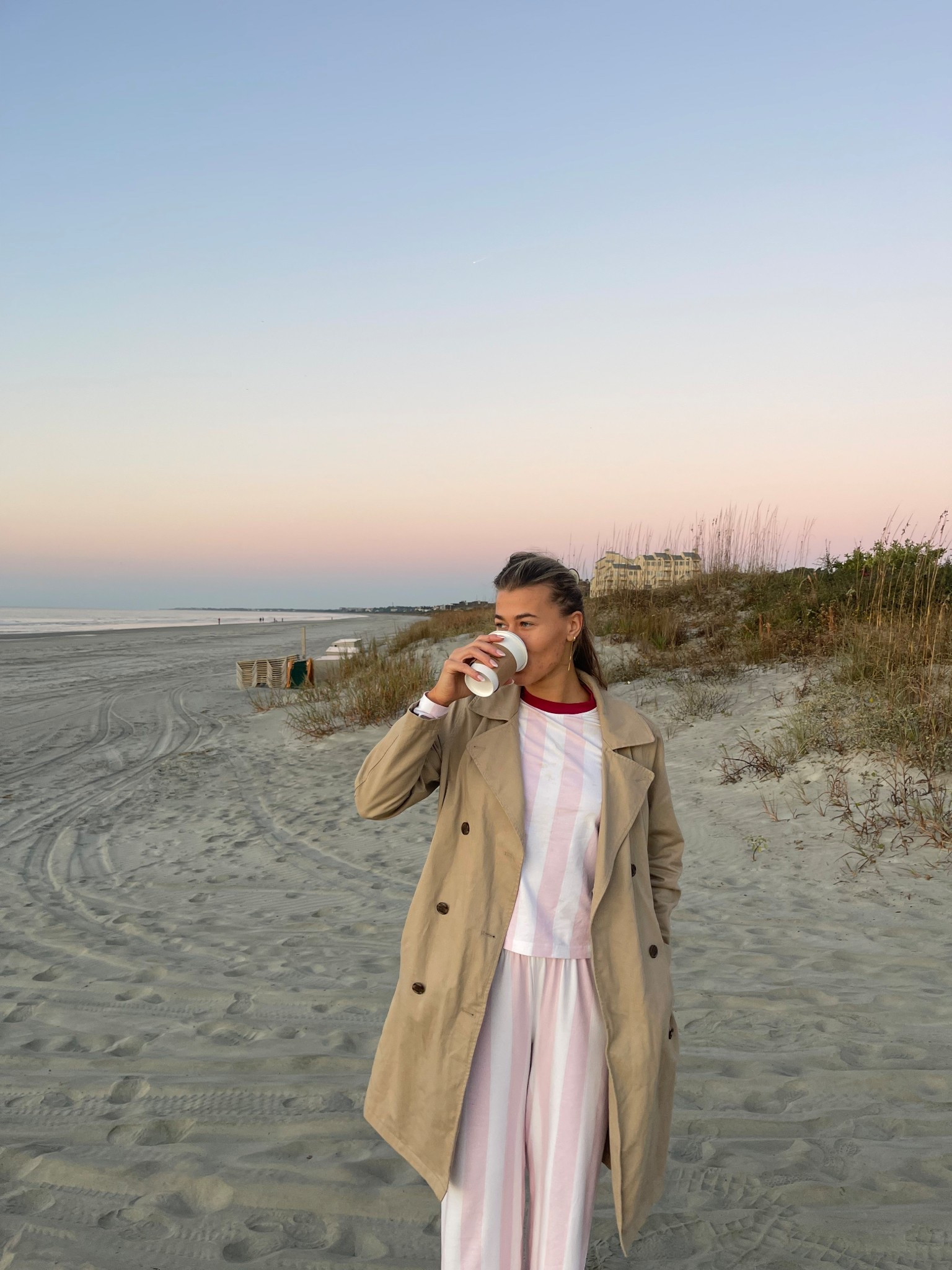 morning sunrise in jammies 