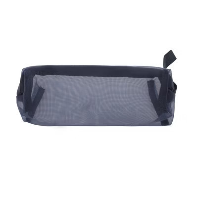 Unique Bargains Simple Mesh Makeup Bag Deep Blue 1 Pc | Target
