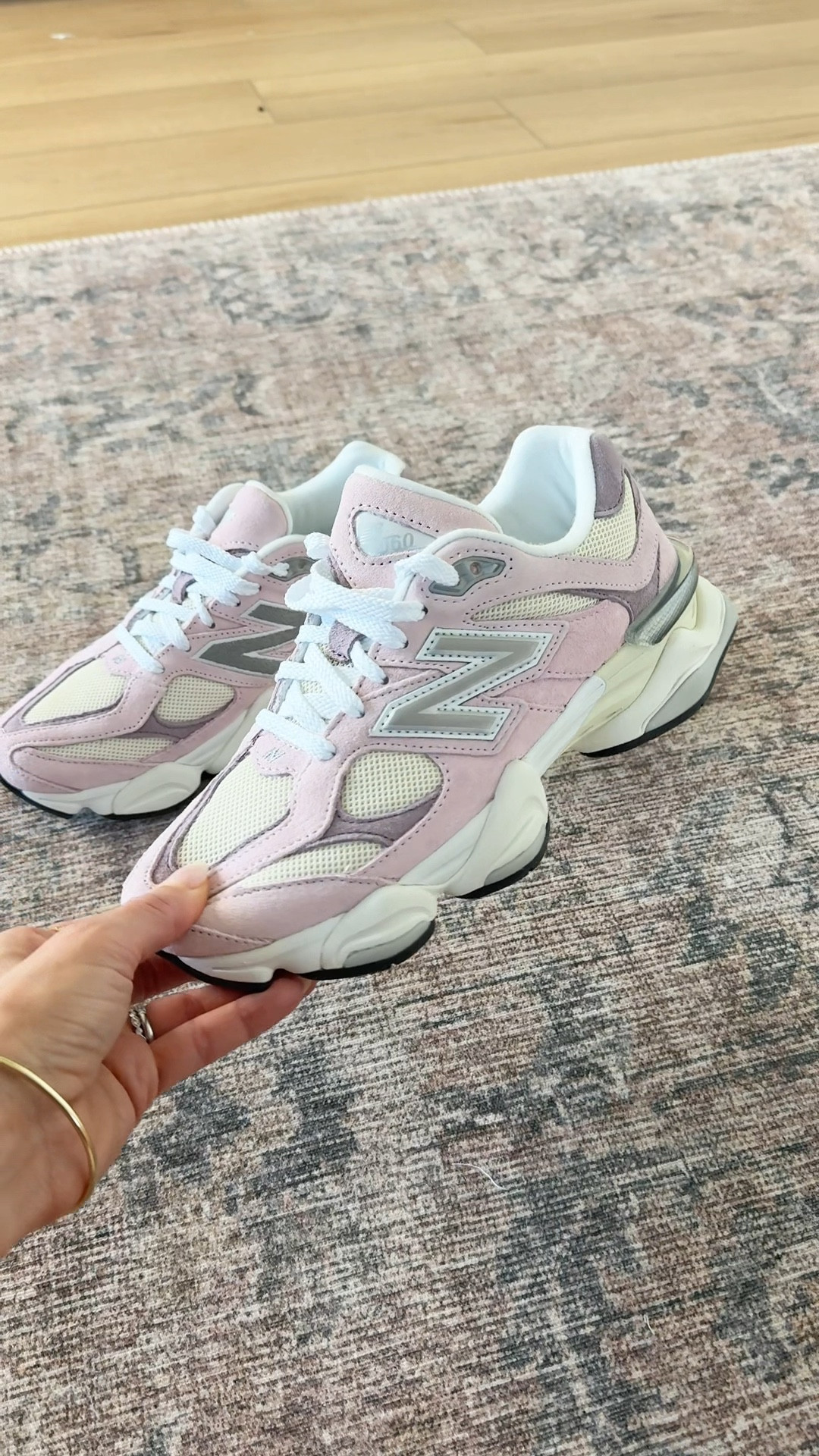 My Disney shoes! New Balance 9060s in color Rose sugar with angora and ice wine. So comfortable for all day walking! Athleisure. Travel shoes. Travel sneakers. Baseball mom (I wear these to the fields, too). 

#LTKTravel #LTKActive #LTKShoeCrush
