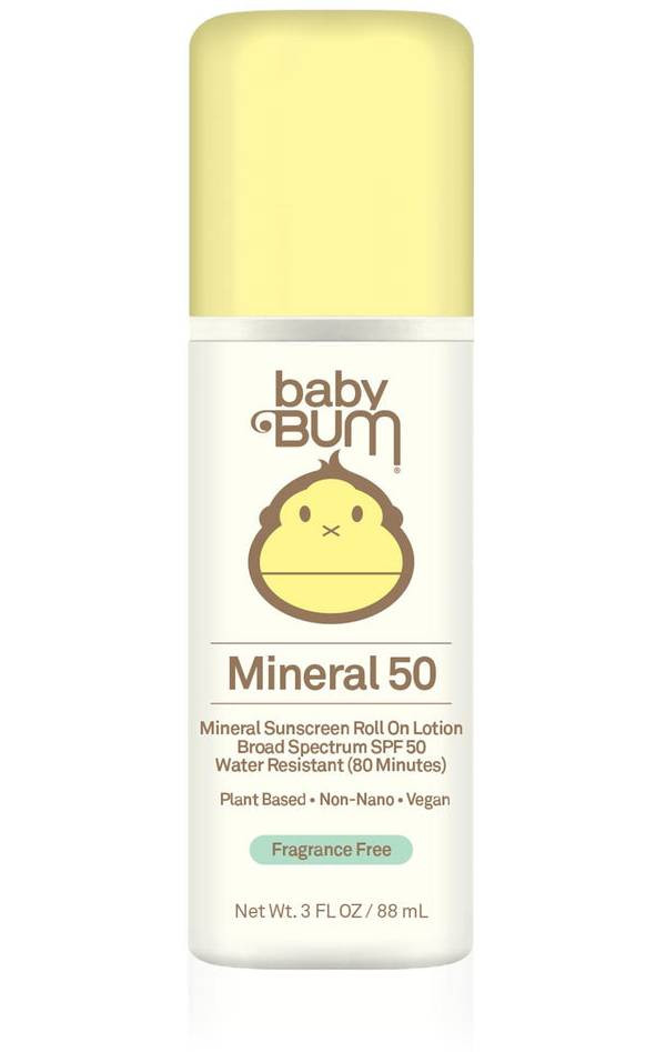 Sun Bum Baby Mineral SPF 50 Sunscreen Roll-On Lotion - Fragrance Free | DICK'S Sporting Goods | Dick's Sporting Goods