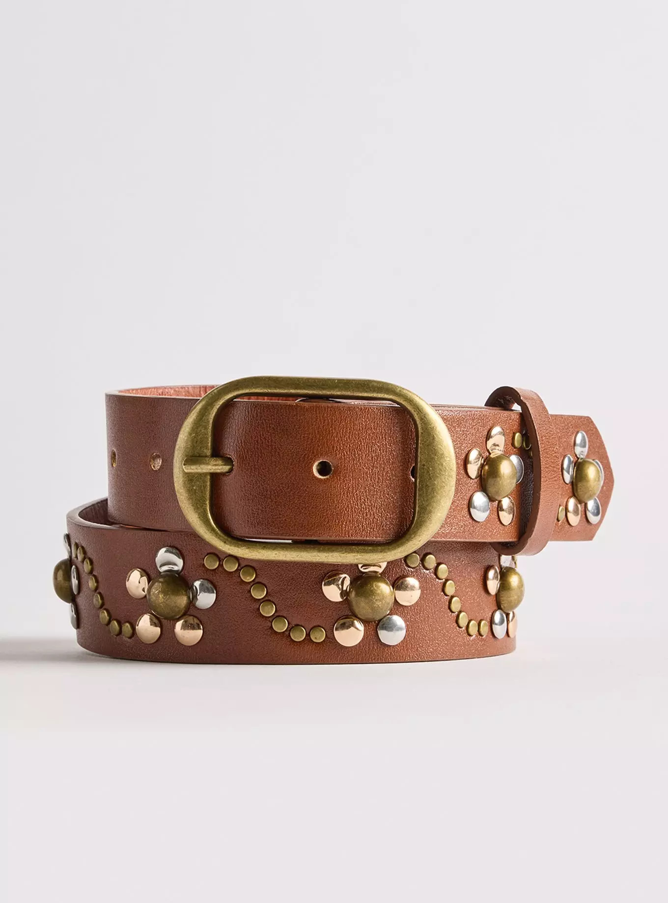 Floral Studded Denim Belt | Torrid (US & Canada)