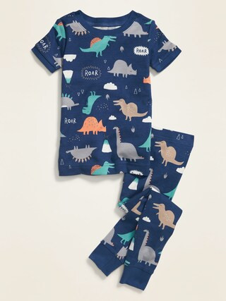 Unisex Snug-Fit Printed Pajama Set for Toddler & Baby | Old Navy (US)