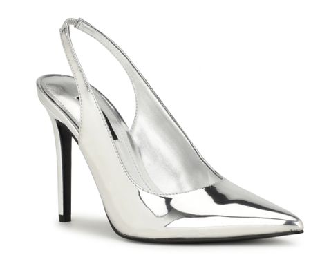 Metallic, slingbacks, under $50, heel sale 

#LTKstyletip #LTKshoecrush #LTKfindsunder50