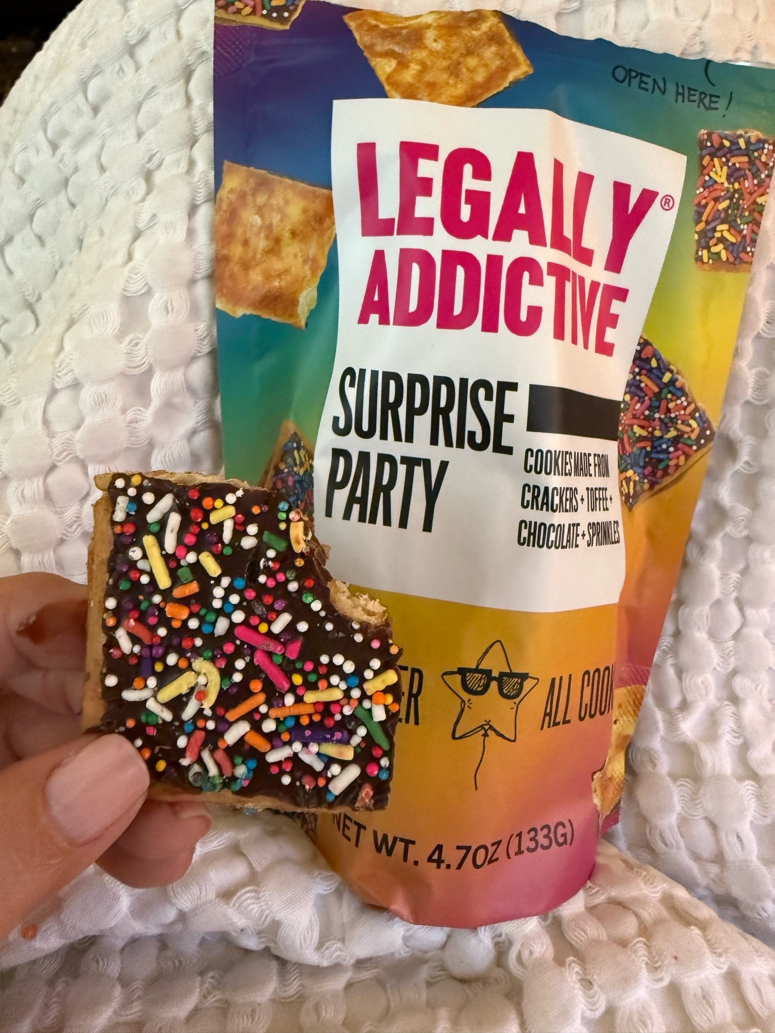 These cookie crackers or cracker cookies or however you want to frame it - are literally delicious!

#LTKselfcare #LTKfoodie #LTKHome