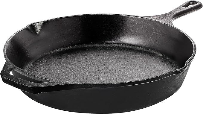 Utopia Kitchen 10.25 Inch Pre-Seasoned Cast iron Skillet - Frying Pan - Safe Grill Cookware for i... | Amazon (US)
