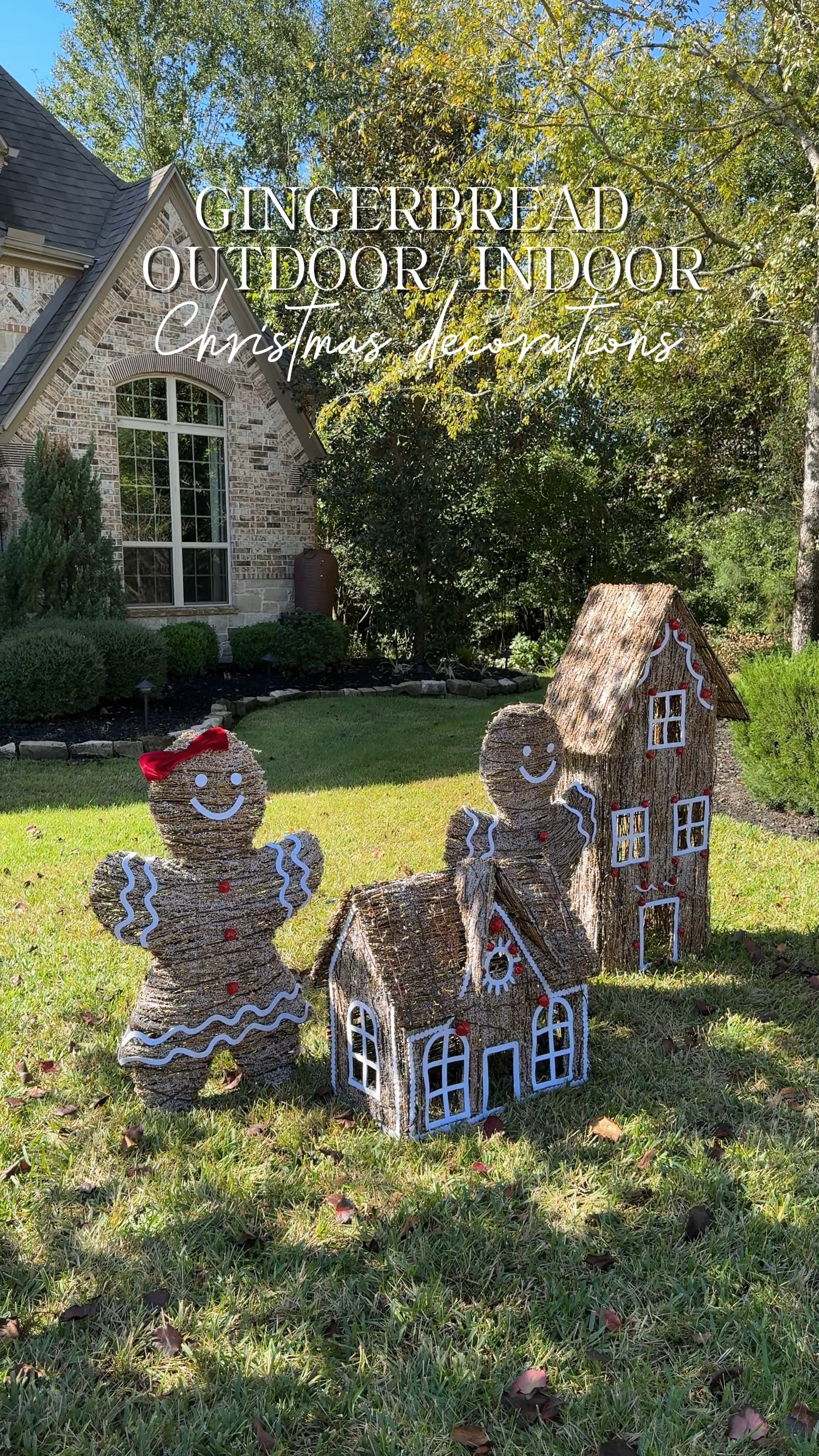 These outdoor/ indoor gingerbread decorations are THE cutest thing I’ve seen this season 😍

#LTKSeasonal #LTKHome #LTKHoliday