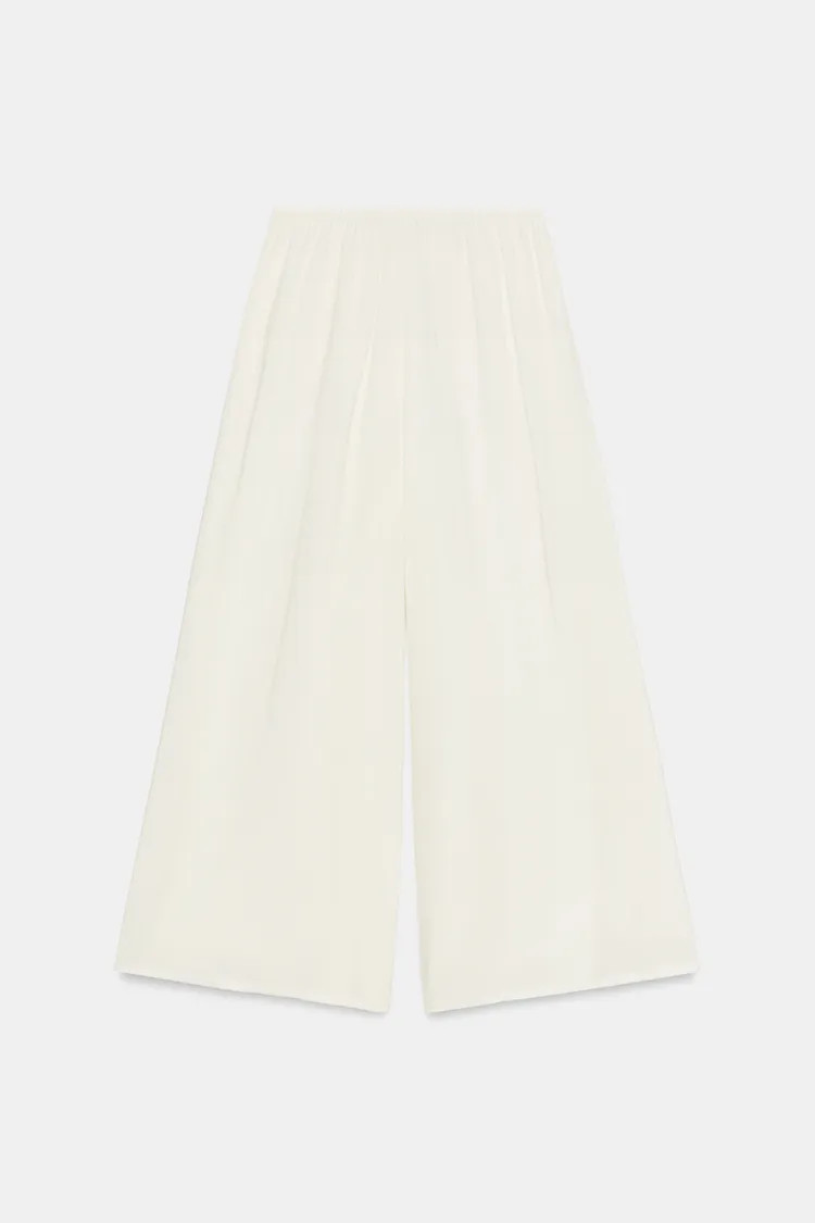 DRAWSTRING PALAZZO PANTS | Zara US