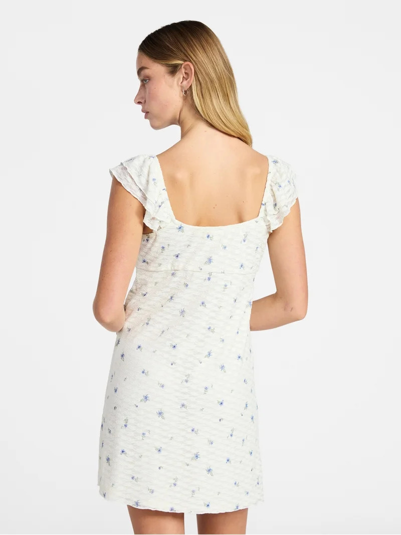 Vestido Mini con Doble Volante Fruncido, para Mujer XXS-XXL | Walmart (US)