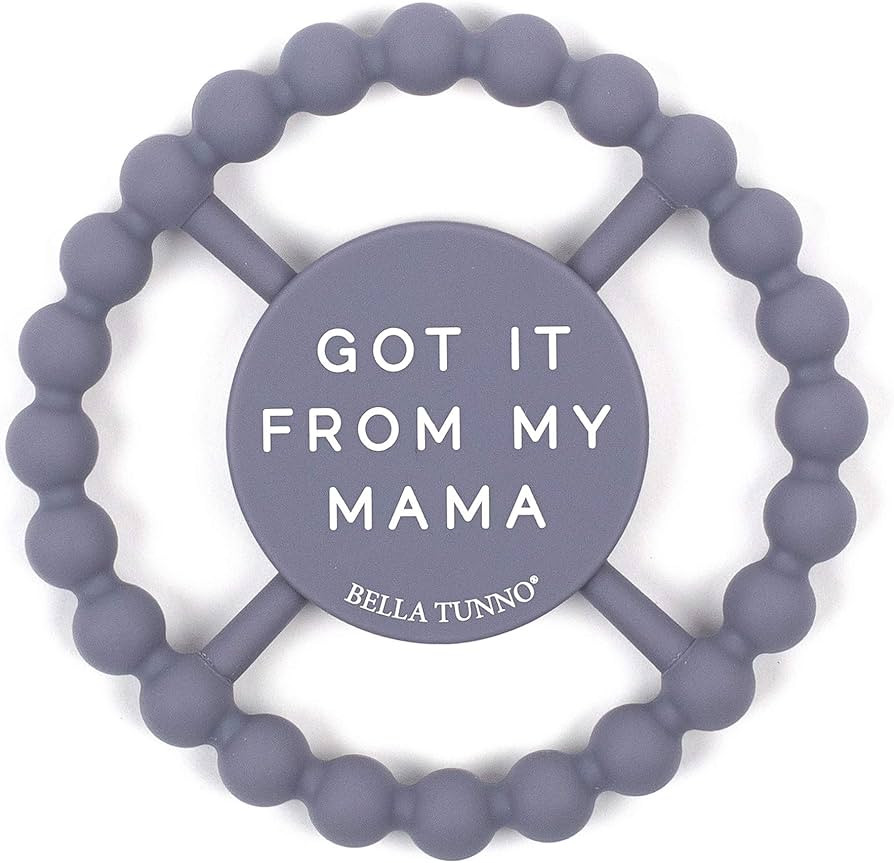 Bella Tunno Happy Teether – Soft & Easy Grip Baby Teether Toy, Silicone Teether Ring to Help So... | Amazon (US)
