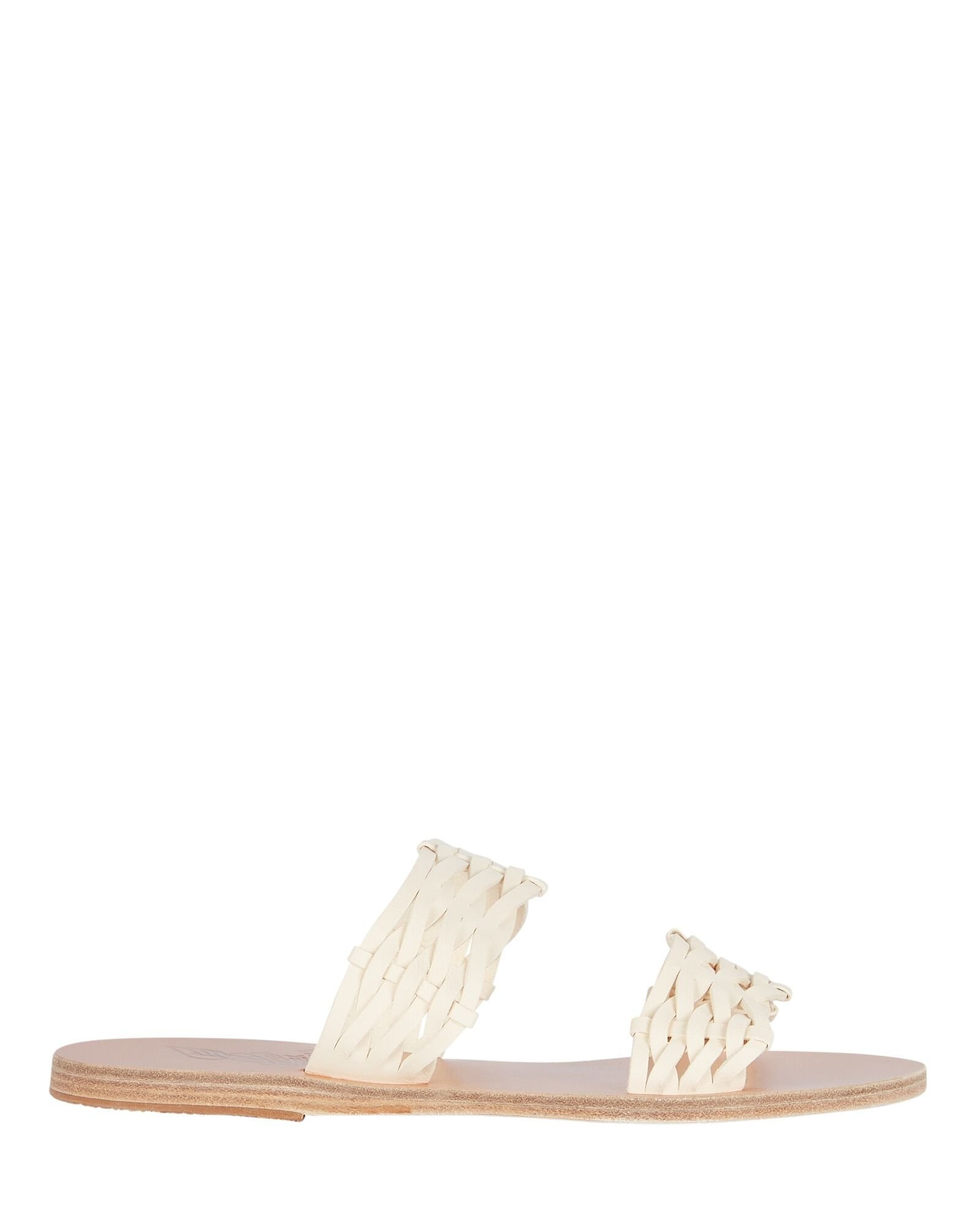 Melia Woven Leather Slide Sandals | INTERMIX