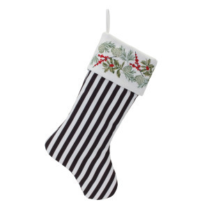 Pack of 3 Striped Christmas Stockings 19 | Christmas Central