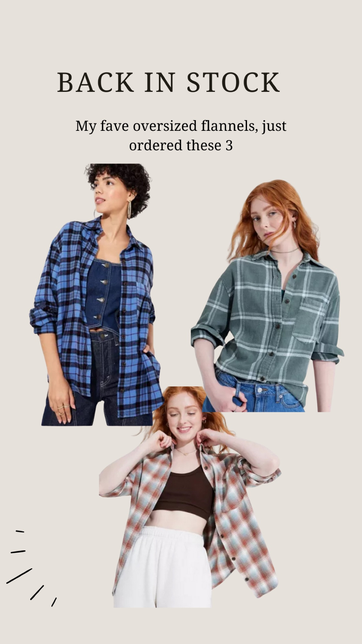 My all time favorite oversized flannels are in stock!

#LTKStyleTip #LTKFindsUnder50 #LTKSeasonal