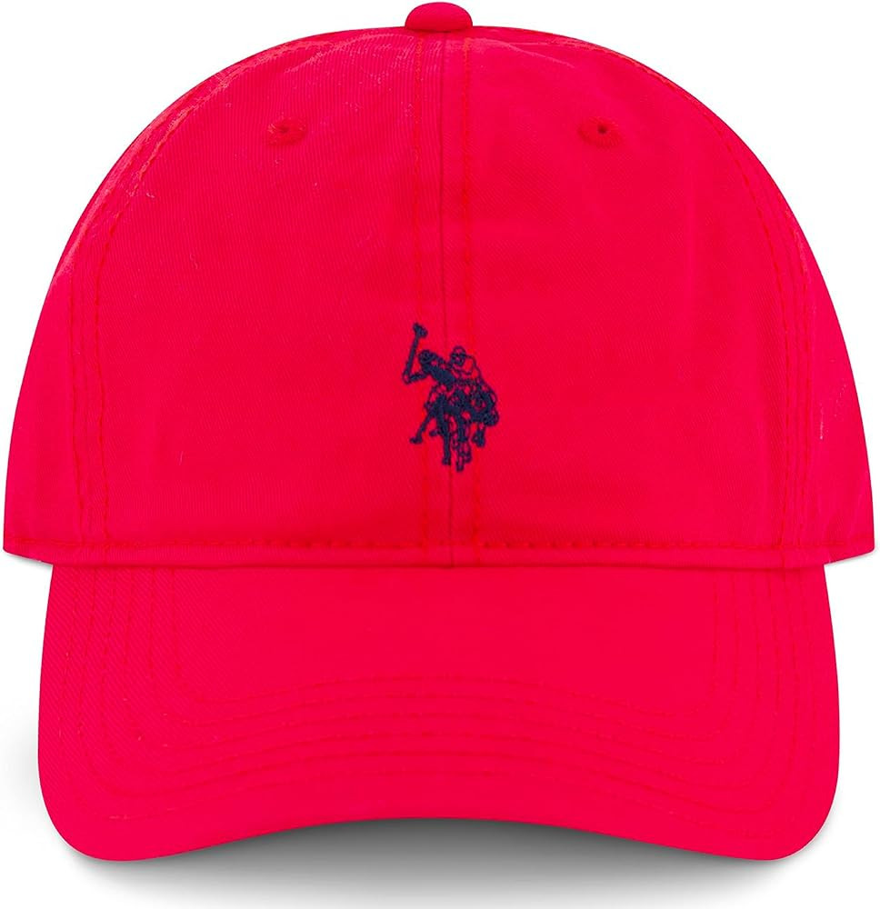 U.S. Polo Assn. Small Polo Pony Logo Baseball Hat, 100% Cotton, Adjustable Cap | Amazon (US)