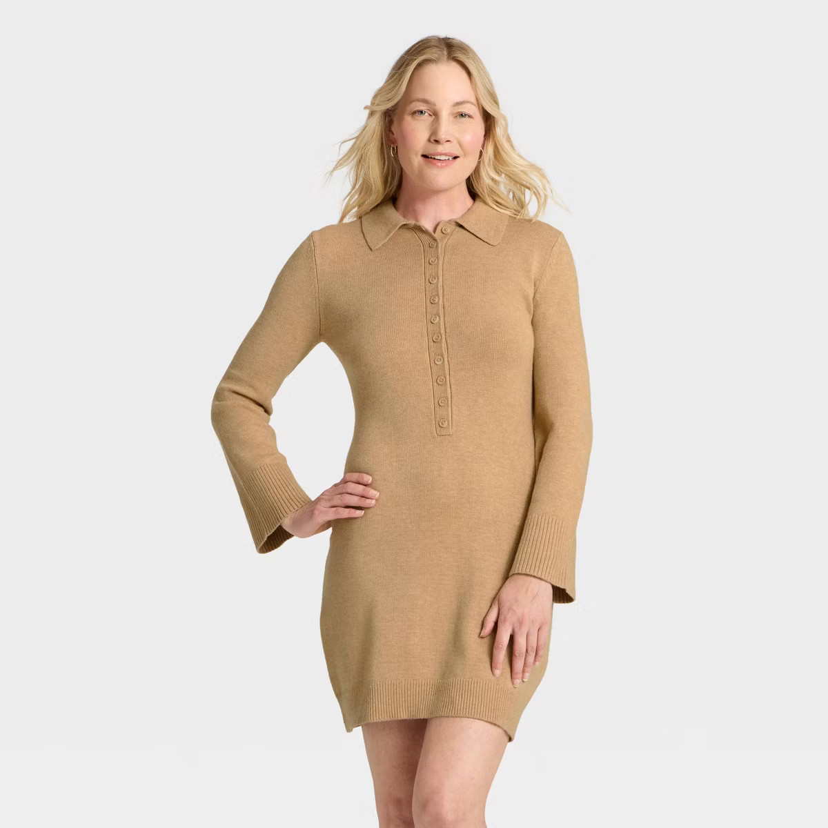 Women's Long Sleeve Sweater Dress - A New Day™ | Target