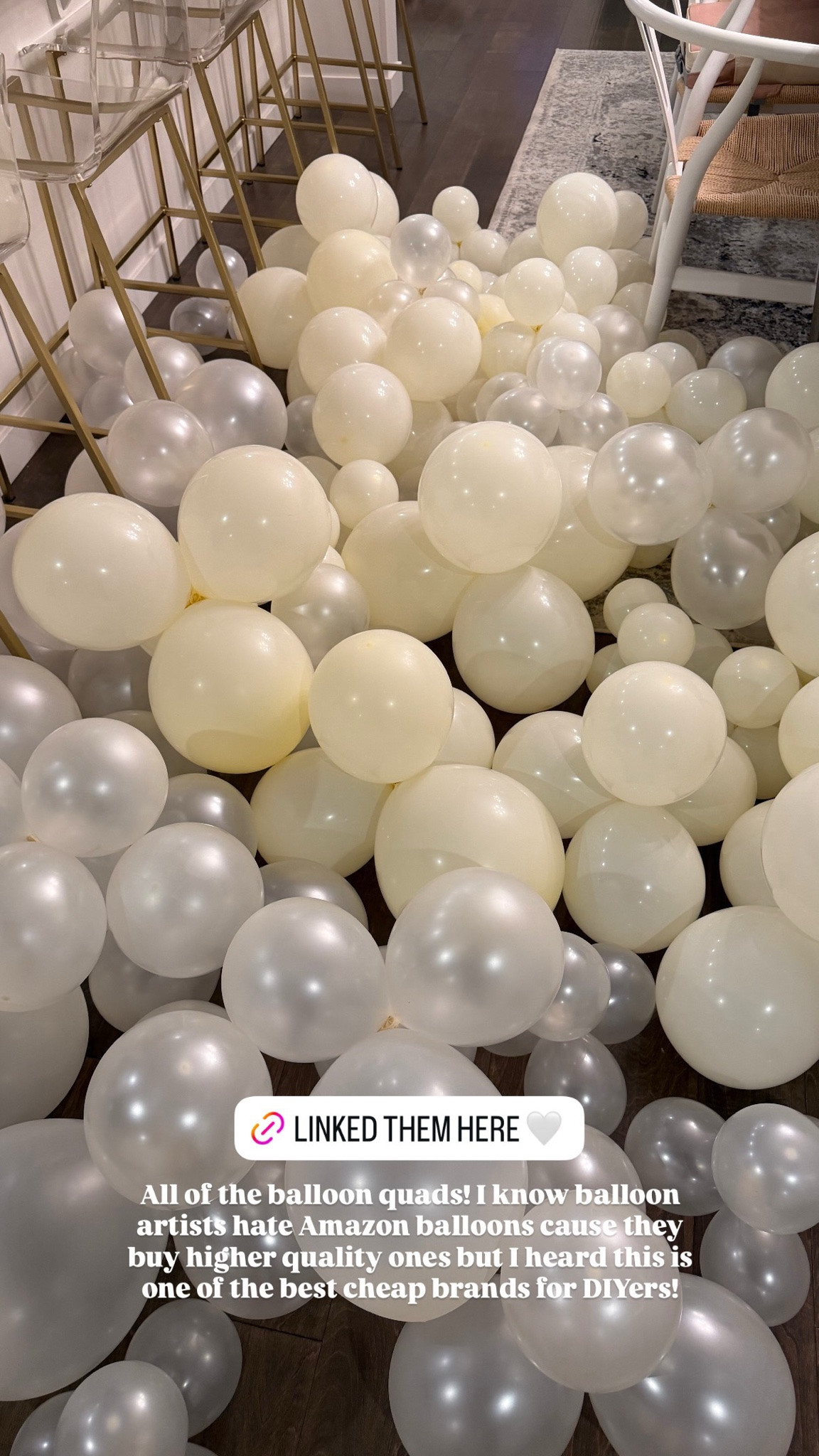 All of the balloon quads! I know balloon artists hate Amazon balloons cause they buy higher quality ones but I heard this is one of the best cheap brands for DIYers!

#LTKsummer #LTKhome