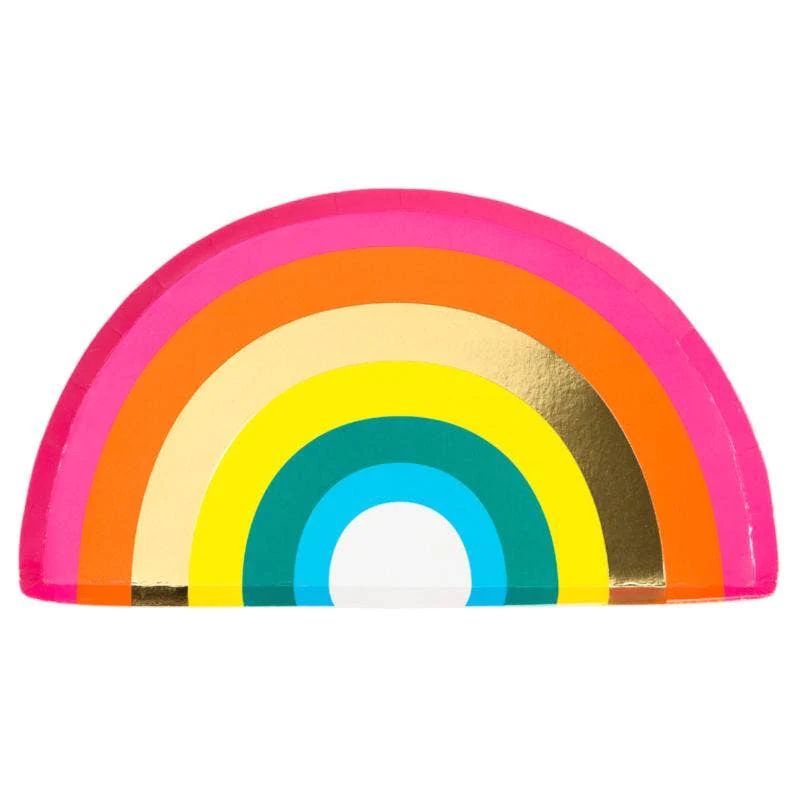 Rainbow Party Plates | Ellie and Piper
