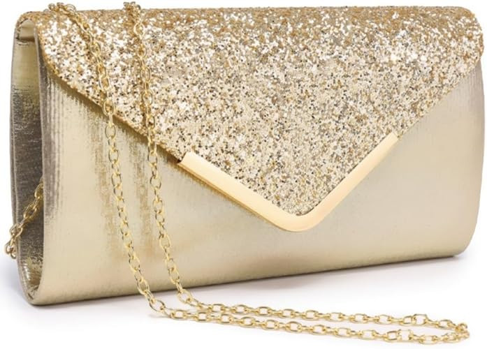Dasein Women Evening Bags Formal Clutch Purses for Wedding Party Prom Handbags with Shoulder Stra... | Amazon (US)