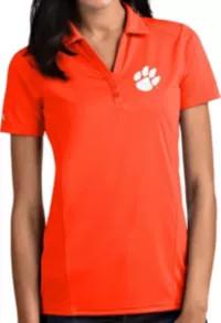Antigua Women's Clemson Tigers Orange Tribute Performance Polo | DICK'S Sporting Goods