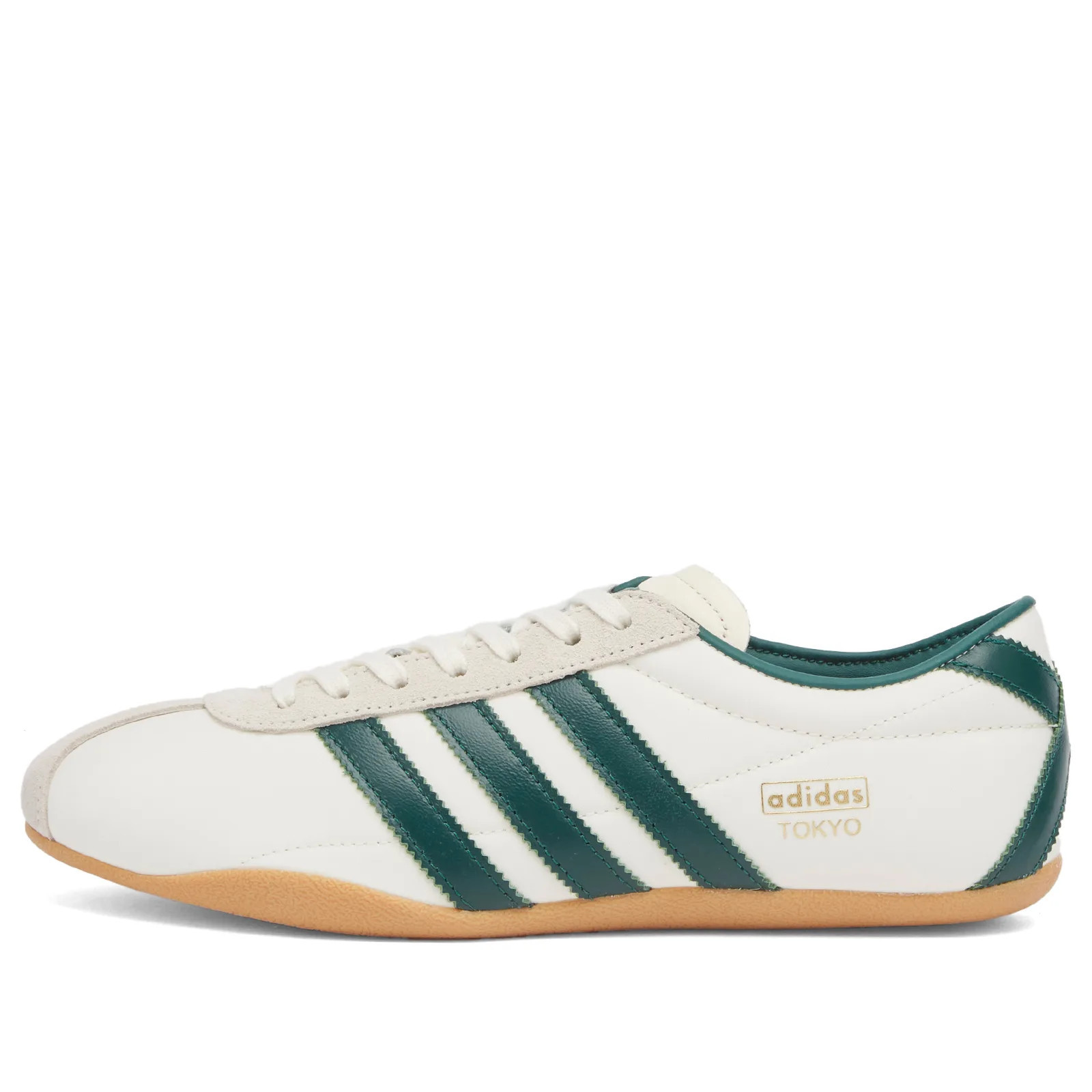 Adidas Women's Tokyo W in Off White/Green/Gold Metallic, Size UK 8.5 | END. Clothing