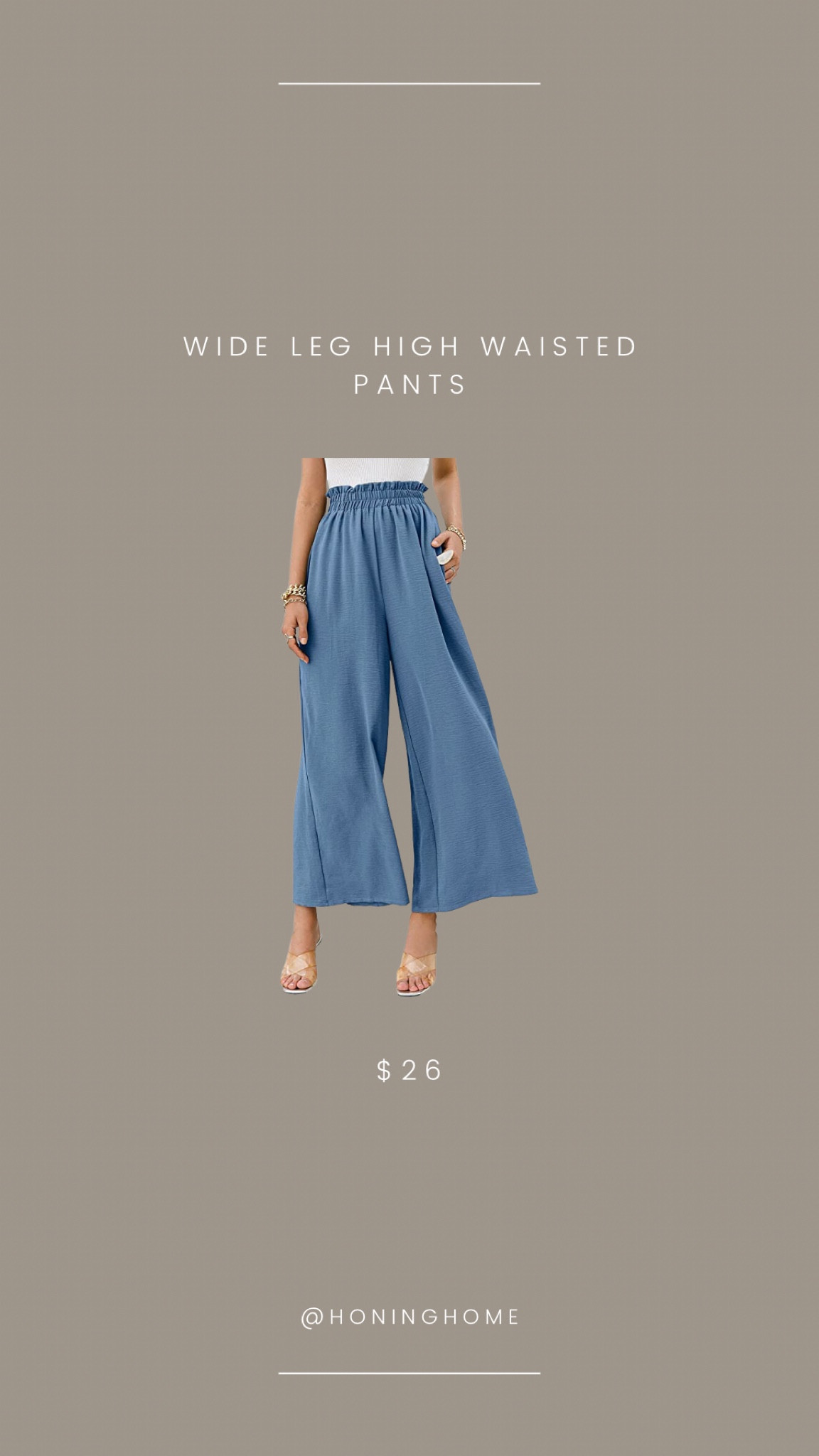 Wide leg pants, Amazon fashion, Amazon find, office outfit, business causal, high waisted pants, summer outfit 

#LTKSeasonal #LTKunder50 #LTKfit