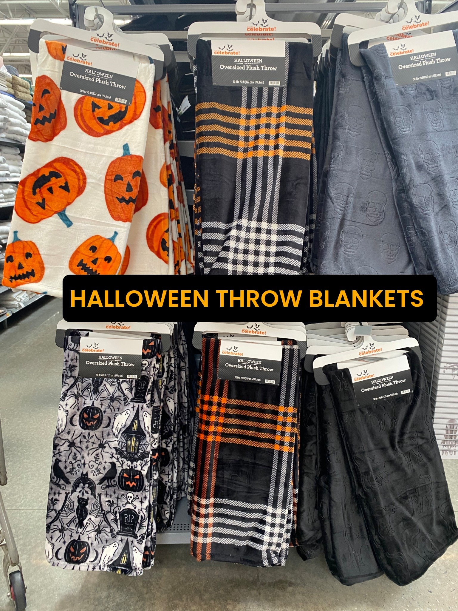 These Halloween throw blankets are so soft and cozy. We all need a good throw to lounge around in. 

#LTKHome #LTKSeasonal #LTKSaleAlert