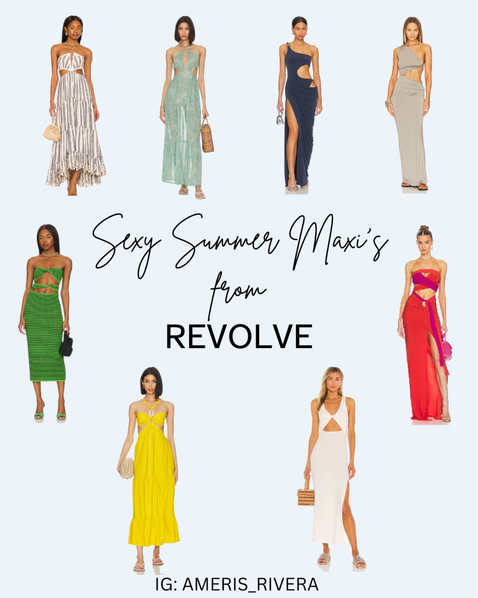 Maxi-mize your summer style with these stunning dresses from @revolve! 💃🌞 Embrace the season in vibrant colors and show-stopping styles that are sure to turn heads. Get ready for a flood of compliments coming your way! #FashionGoals #SummerVibes #sexymaxi #maxidress #yellowdress #greendress 

#LTKSeasonal #LTKFestival #LTKparties