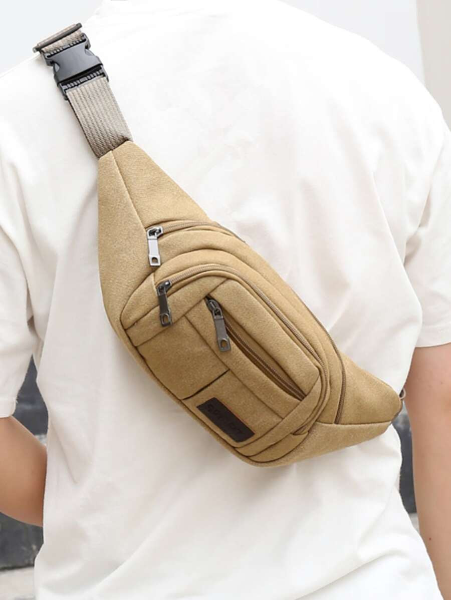 Men Letter Patch Decor Waist Bag
   SKU: sg2207048785069988      
          (5 Reviews)
         ... | SHEIN