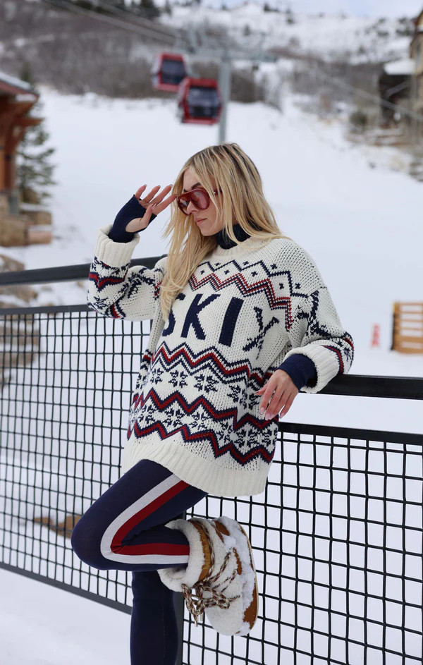 Ski in Sweater ~ Cream Ski Knit | Show Me Your Mumu