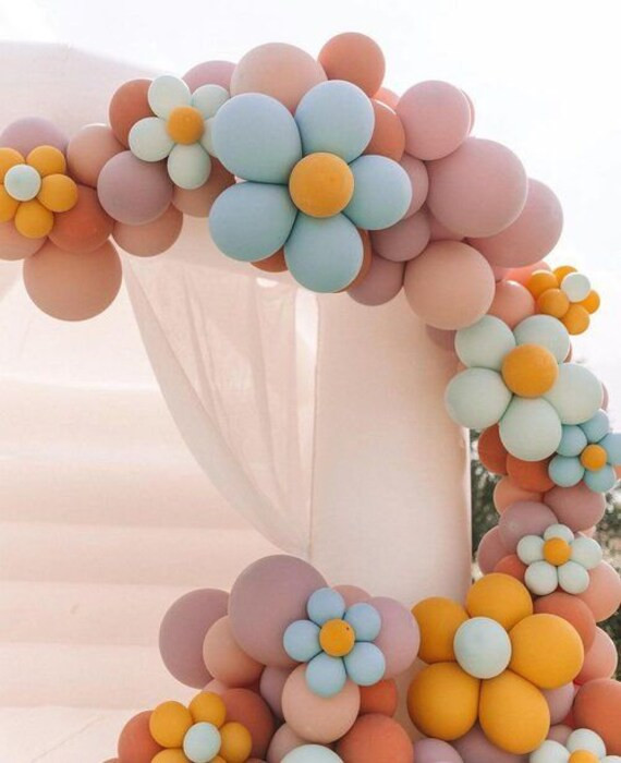 150 pieces Pastel Balloon Flower Garland  Flower Balloon Arch | Etsy | Etsy (US)