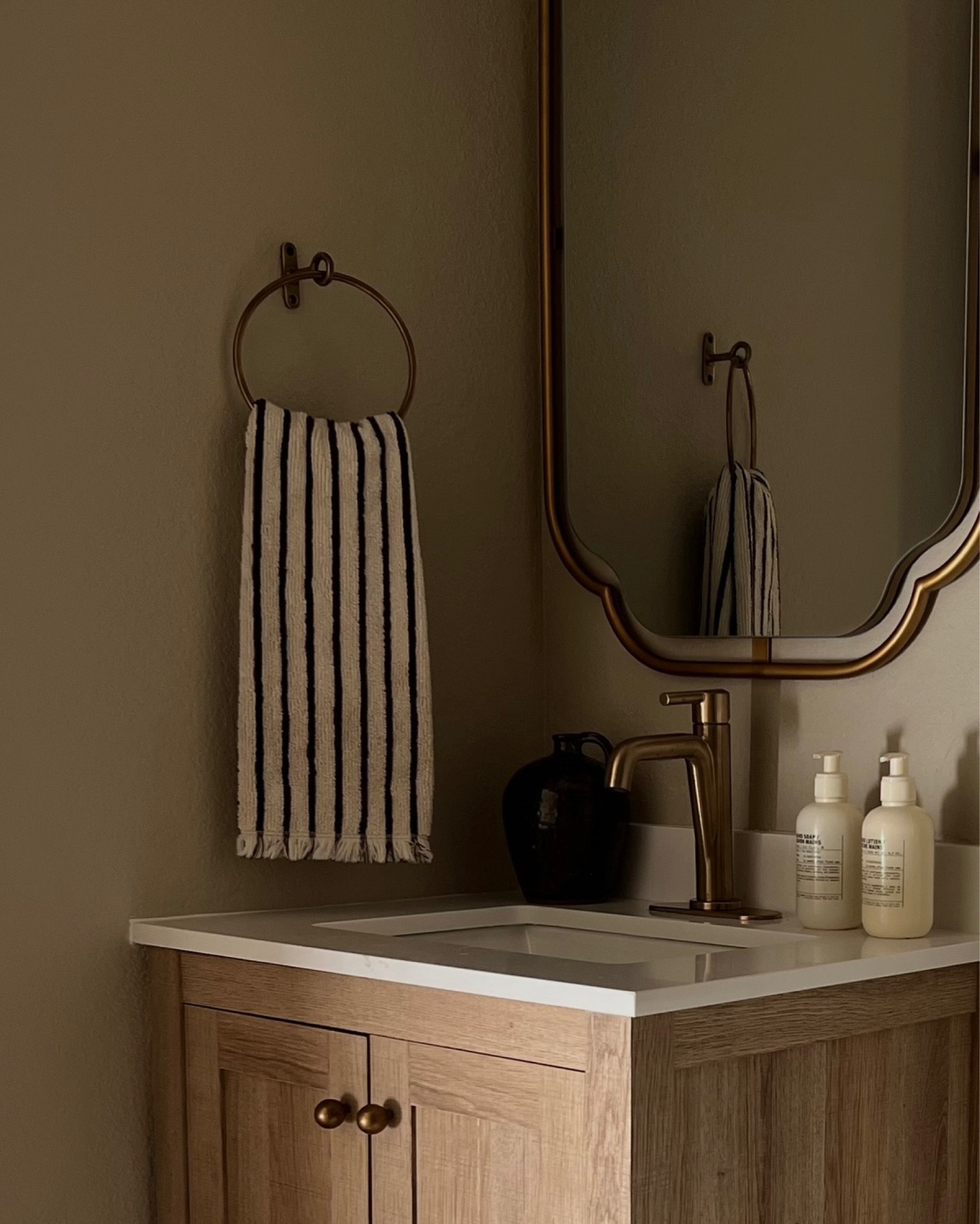 towel ring in my guest bath 