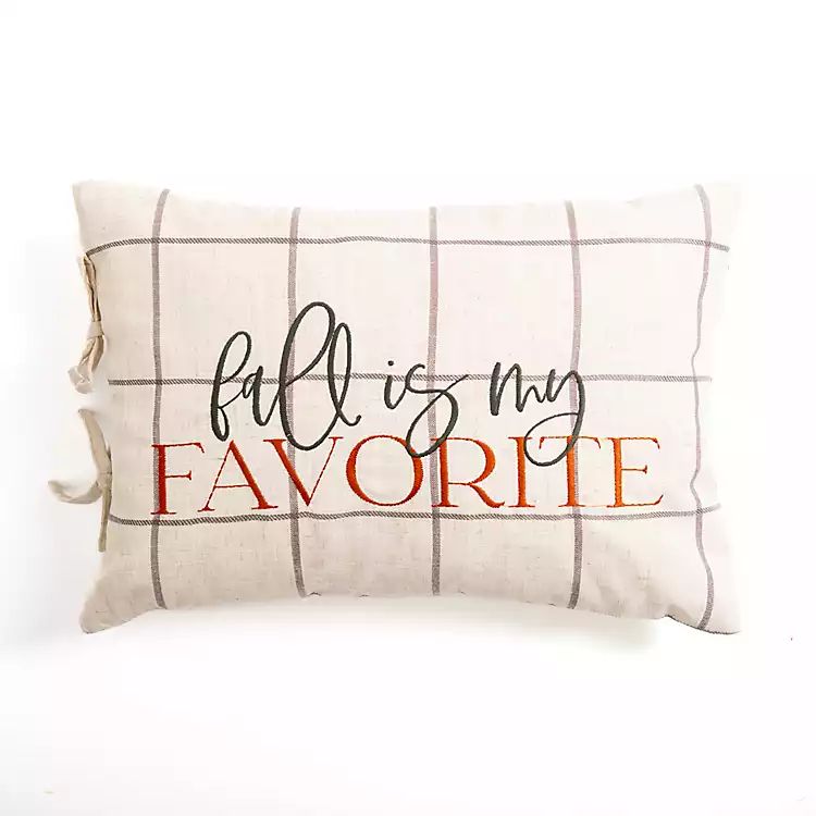 Fall is My Favorite Lumbar Pillow | Kirkland's Home
