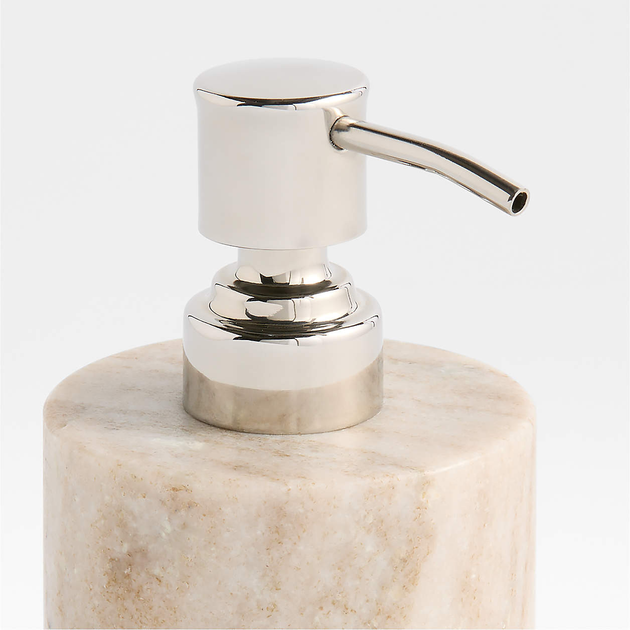 Tuscan Beige Marble Soap Pump + Reviews | Crate & Barrel | Crate & Barrel