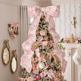LoveShackFancy Bow Tree Topper | Pottery Barn Teen