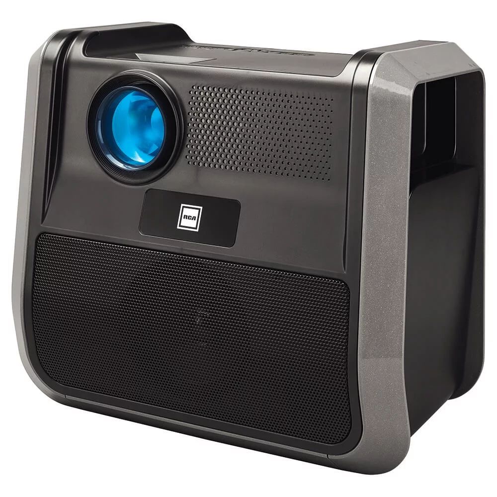 RCA RPJ060 Projector 150" Portable 1080p LED/LCD | Rechargeable Battery | Built-in Handles and Sp... | Walmart (US)