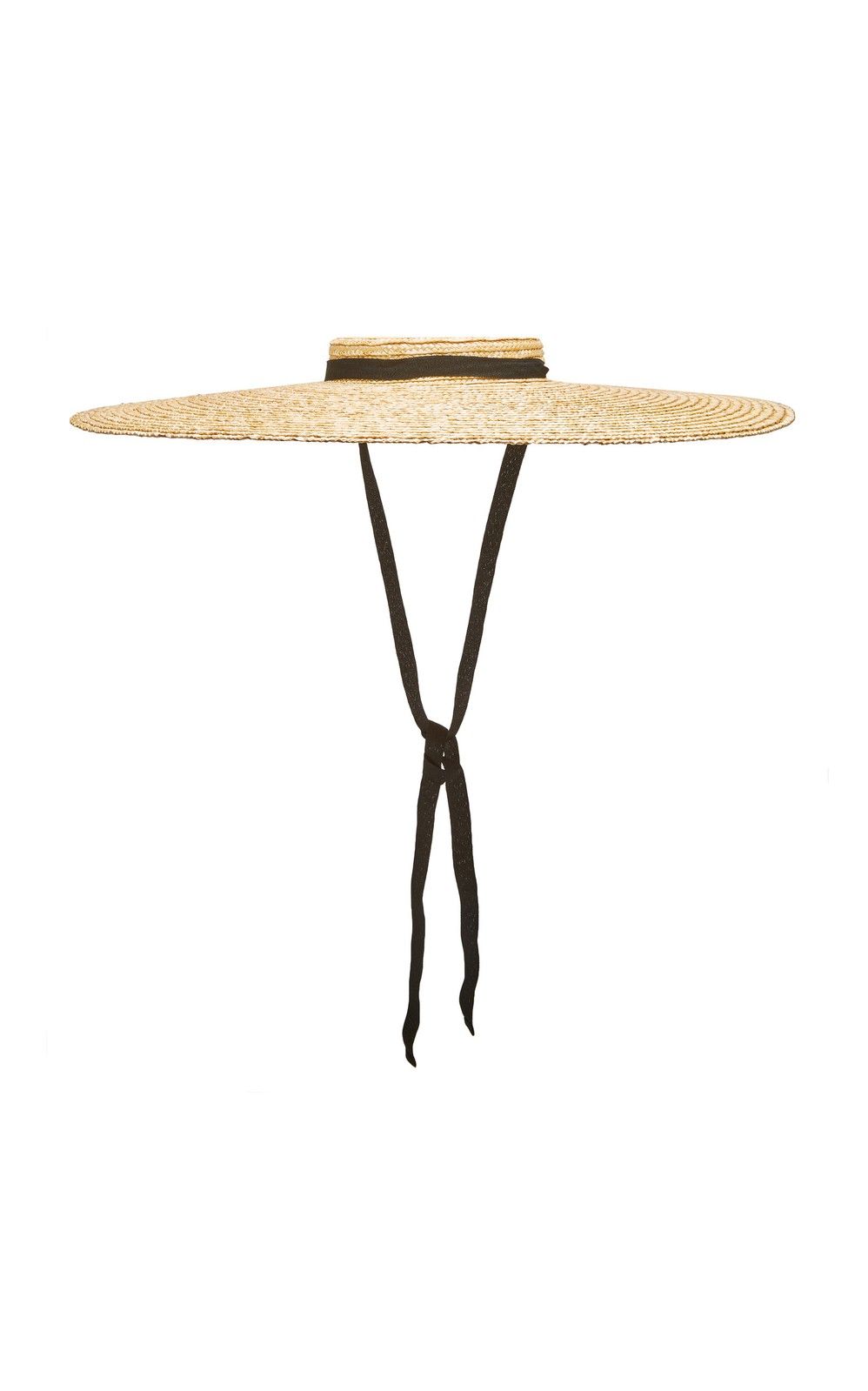 Le Chapeau Santon Grosgrain-Trimmed Straw Hat | Moda Operandi Global