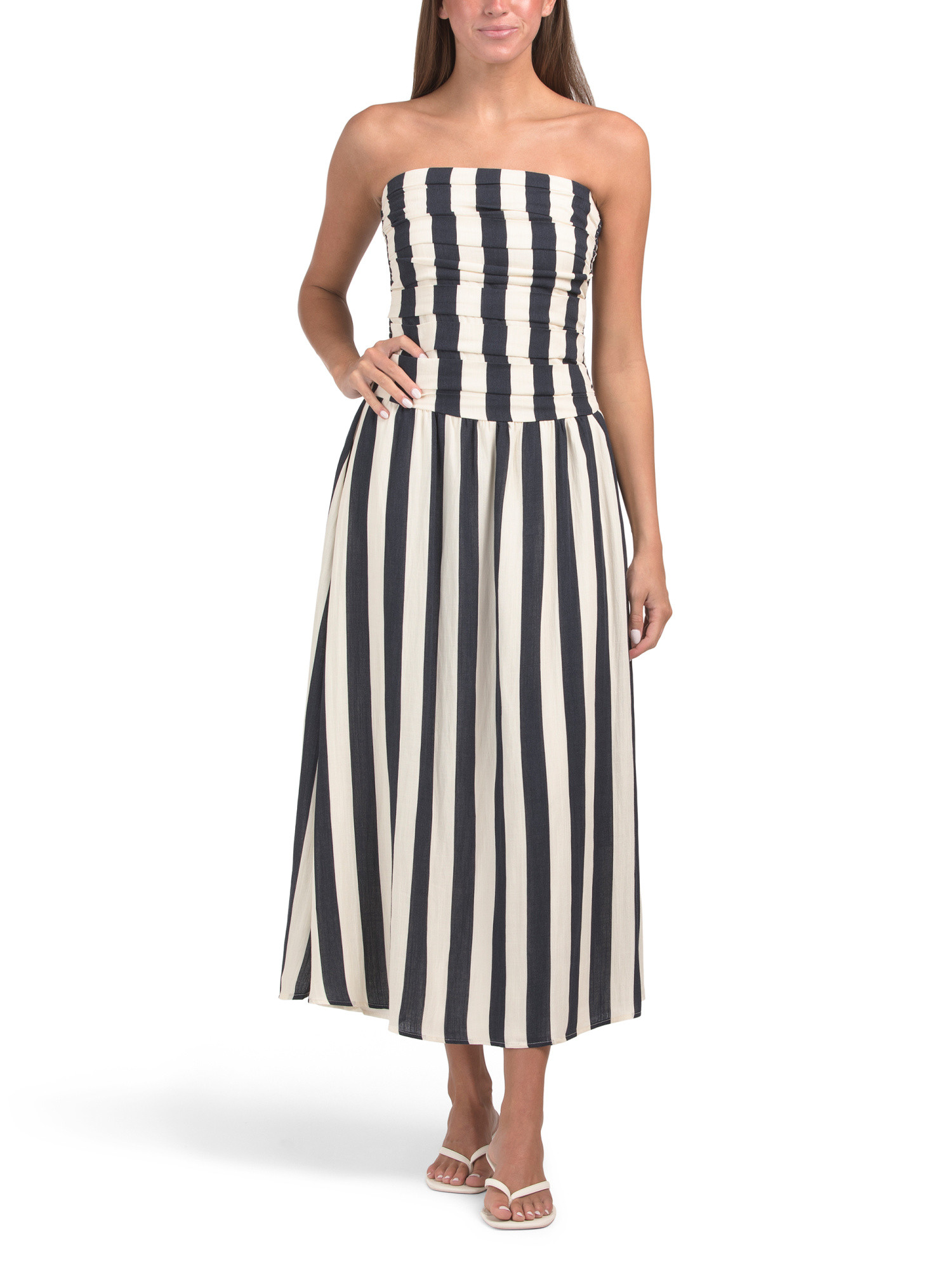 Striped Tube Maxi Dress | TJ Maxx