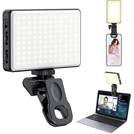 ANAUTIN Selfie Light, 60 LED 2200mAh Rechargeable Cell Phone Fill Light 7 Modes, 10-Level Brightn... | Amazon (US)