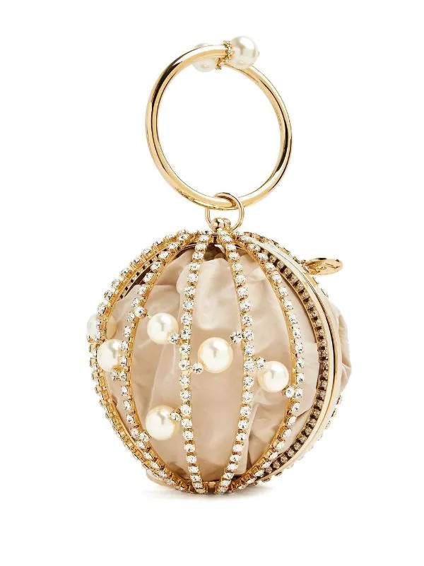 Rosantica Chloe faux-pearl Sphere Bag - Farfetch | Farfetch Global