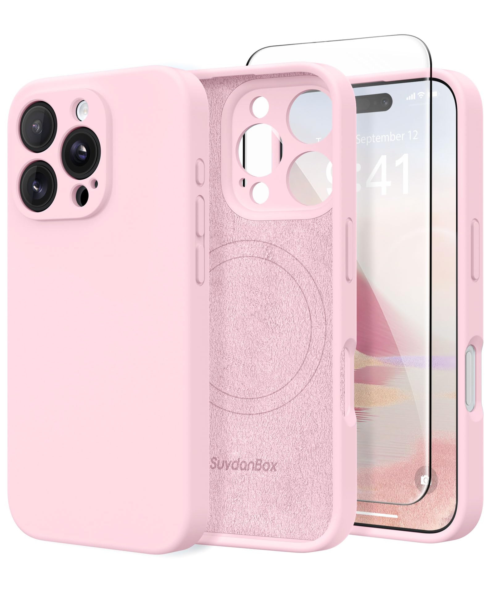 Magnetic for iPhone 16 Pro Case, Compatible with MagSafe, [Full Camera Protection][Screen Protect... | Amazon (US)