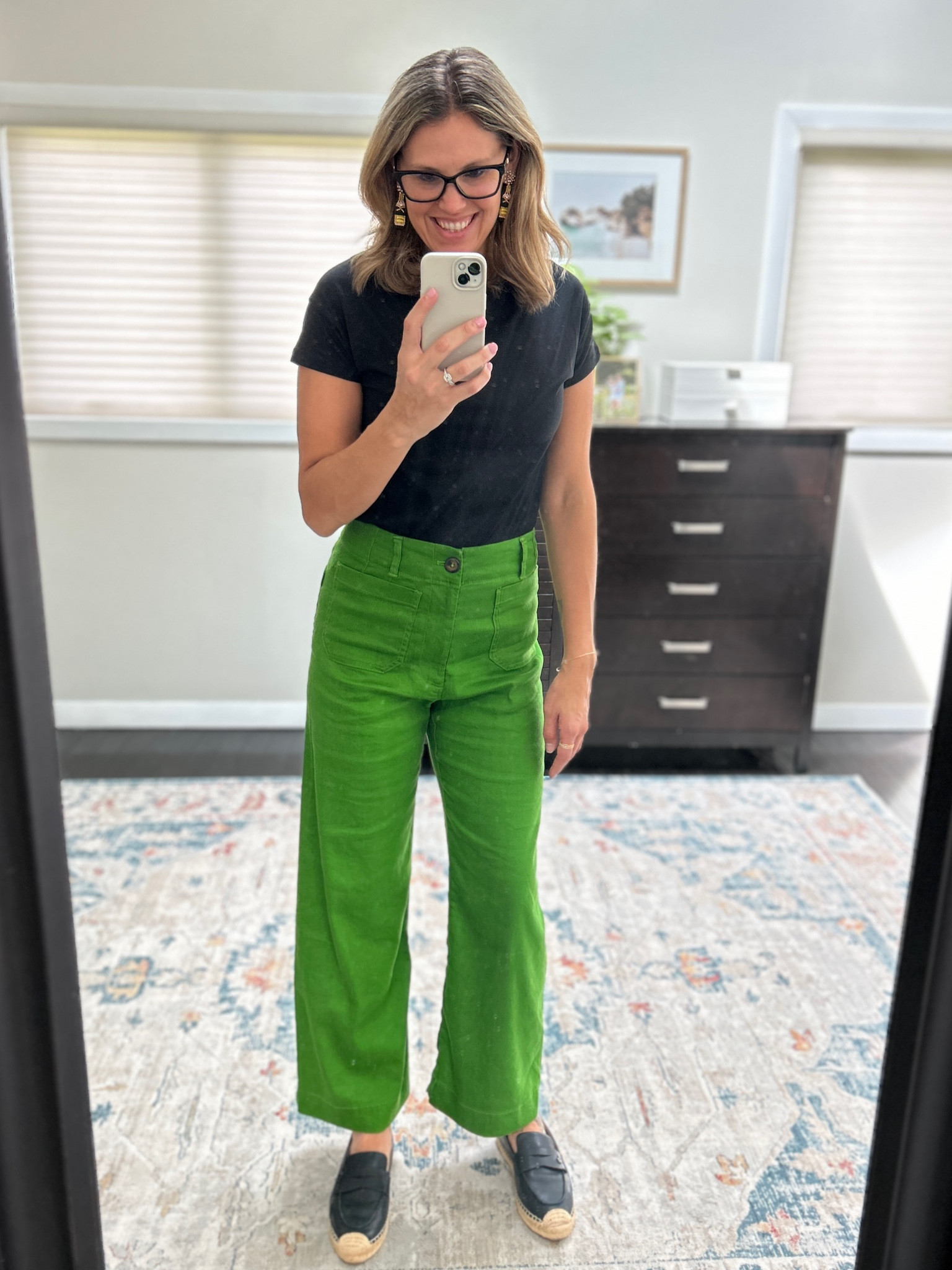 Spring casual. Pants run larger. Can size down  

#LTKshoecrush #LTKworkwear #LTKstyletip